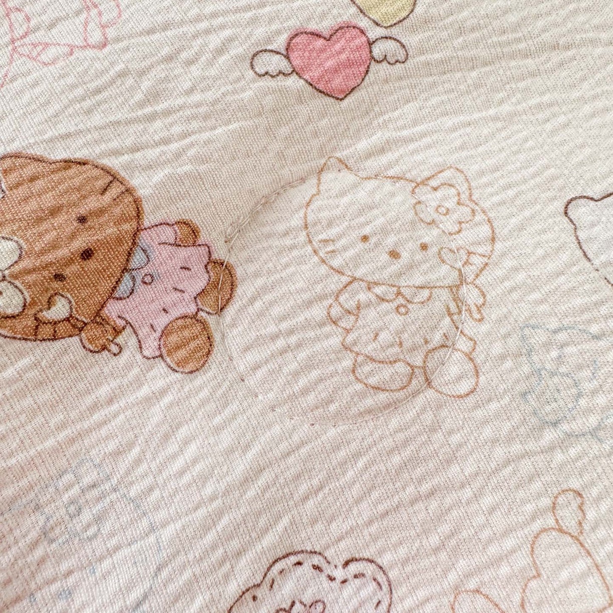 91家纺网 家纺一手货源 找家纺 N先生+V 13814689556 发大图/买家秀 2026春夏新款A类泡芙双层纱夏被系列夏凉被空调被 欢乐猫咪（夏被）