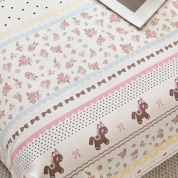 91家纺网 家纺一手货源 找家纺 棉乐町家居 2026春夏新款100%全棉纯棉老粗布床单凉席席子 小红马