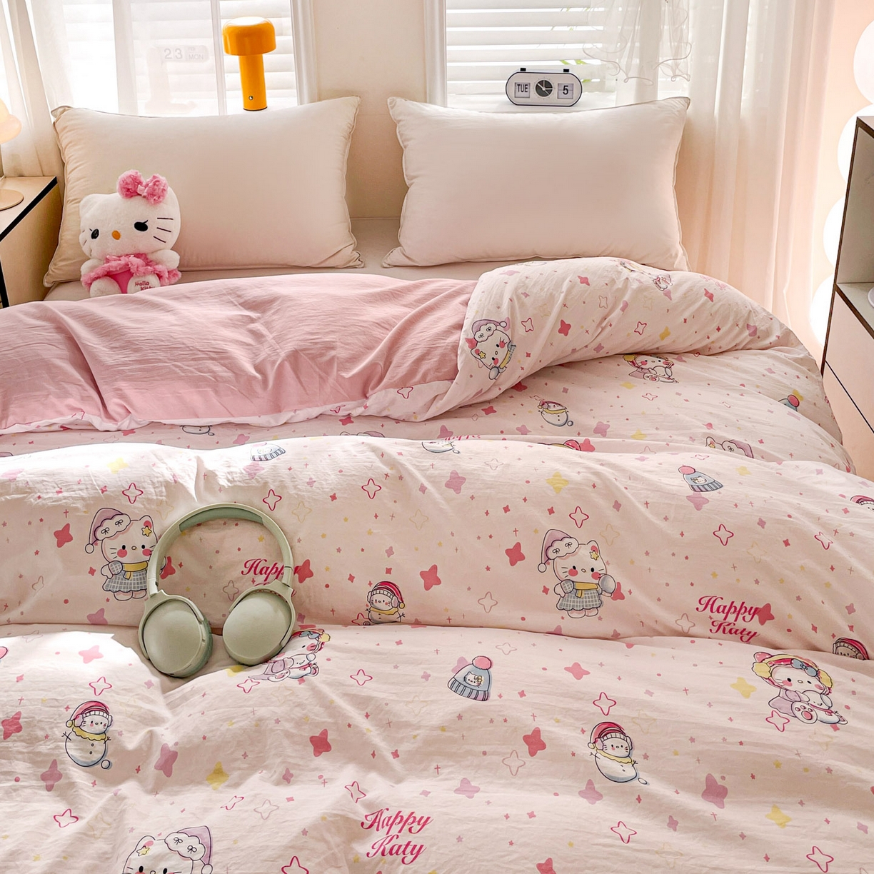 91家纺网 家纺一手货源 找家纺 （总）纽缦家纺 2026新款A类105g仿棉四件套古法水洗棉单被套