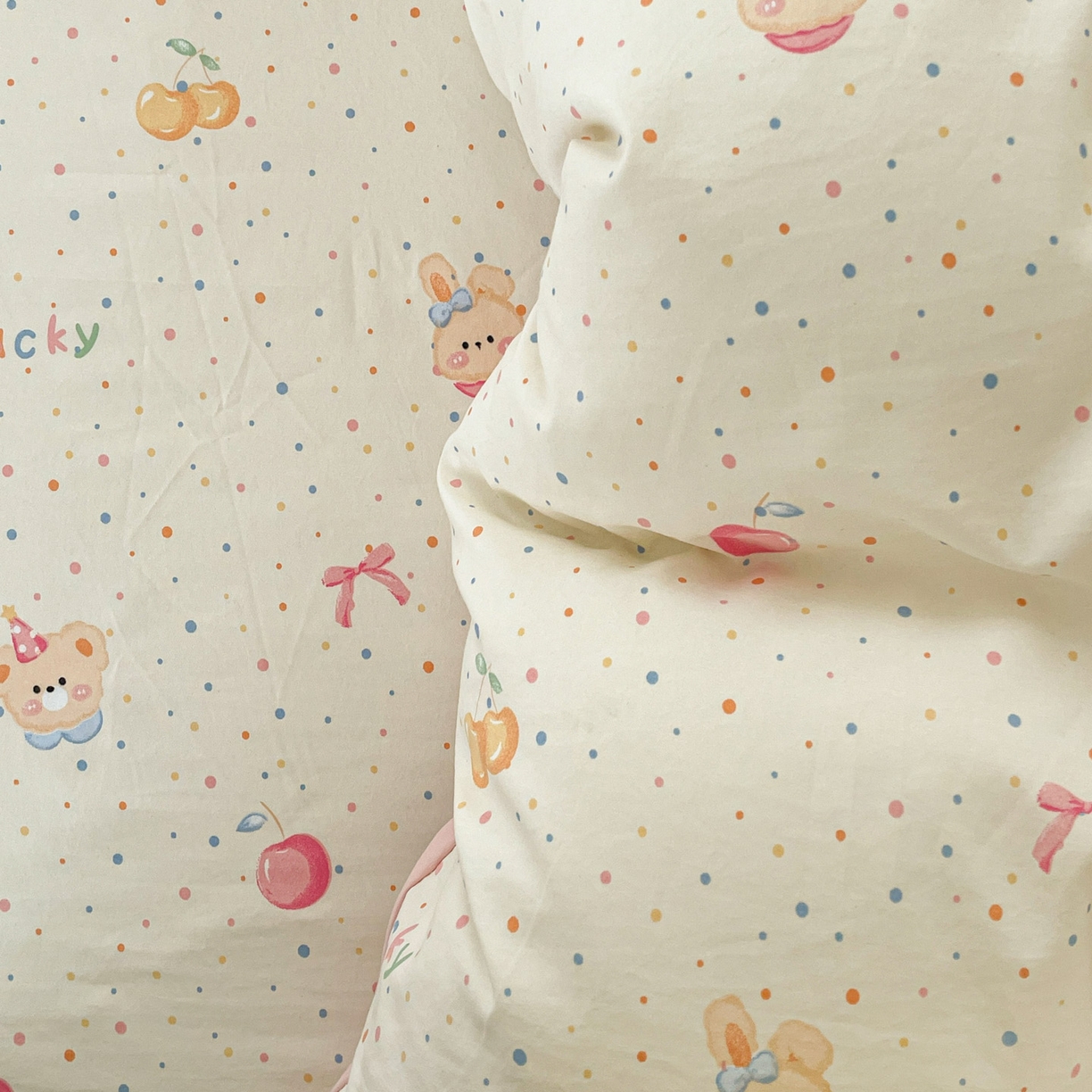 91家纺网 家纺一手货源 找家纺 纽缦家纺 2026新款A类105g仿棉四件套古法水洗棉单被套 乐淘