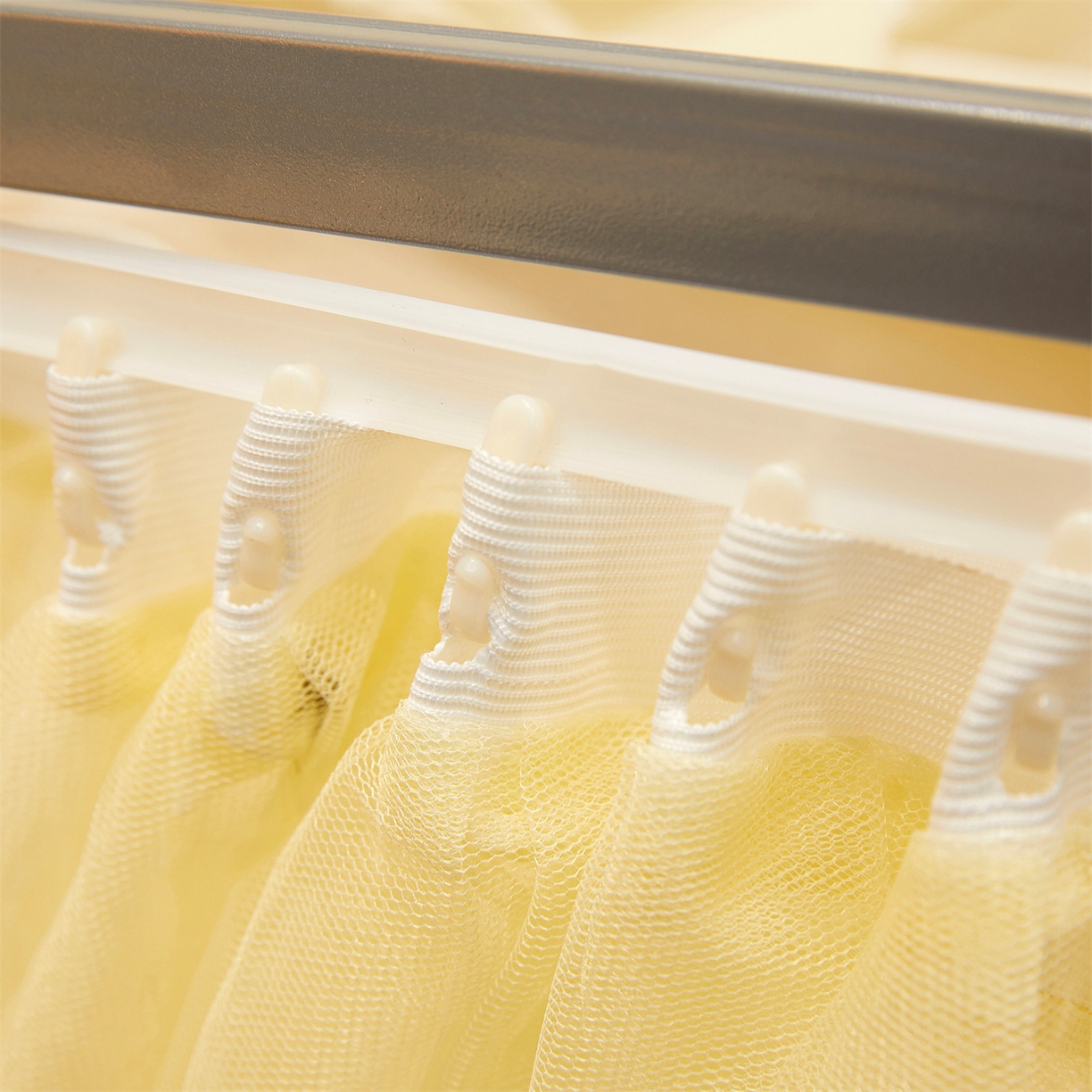 91家纺网 家纺一手货源 找家纺 舞夜盛世 2026新款U型导轨落地宫廷蚊帐-花好月圆 花好月圆-黄色