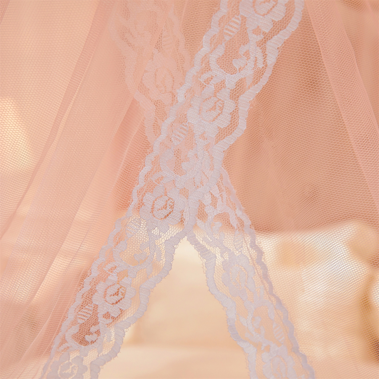 91家纺网 家纺一手货源 找家纺 舞夜盛世 2026新款U型导轨落地宫廷蚊帐-花好月圆 花好月圆-玉色