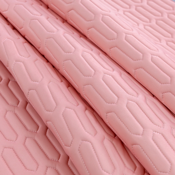 91家纺网 家纺一手货源 找家纺 优雅星家纺 2026新款清新时尚凉感丝0.35乳胶凉席-纯色 藕粉