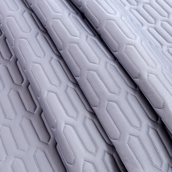 91家纺网 家纺一手货源 找家纺 优雅星家纺 2026新款清新时尚凉感丝0.35乳胶凉席-纯色 高级灰