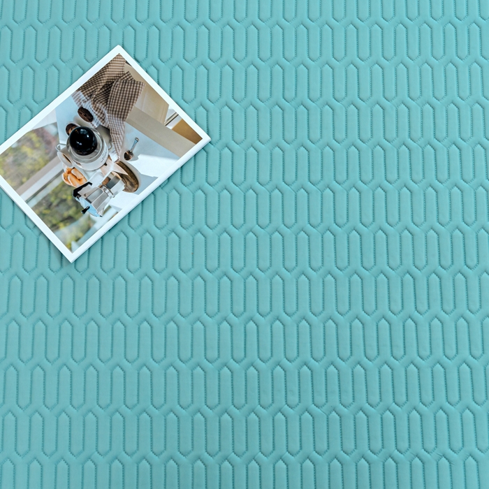 91家纺网 家纺一手货源 找家纺 优雅星家纺 2026新款清新时尚凉感丝0.35乳胶凉席-纯色 橄榄绿