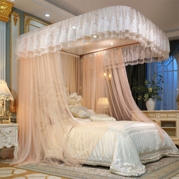 91家纺网 家纺一手货源 找家纺 （总）舞夜盛世 2026新款镜花水月轨道蚊帐系列--图一