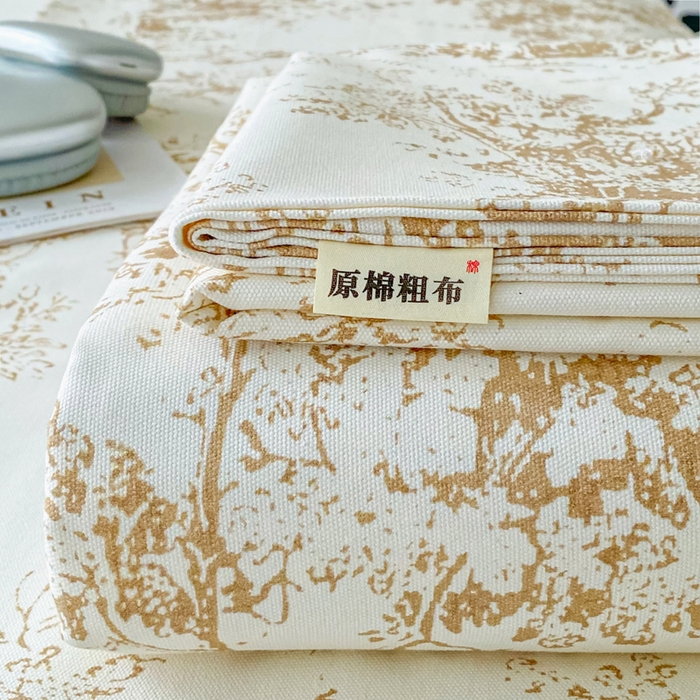 91家纺网 家纺一手货源 找家纺 （总）金泰莱 2026春夏新款100%全棉纯棉老粗布床单凉席席子