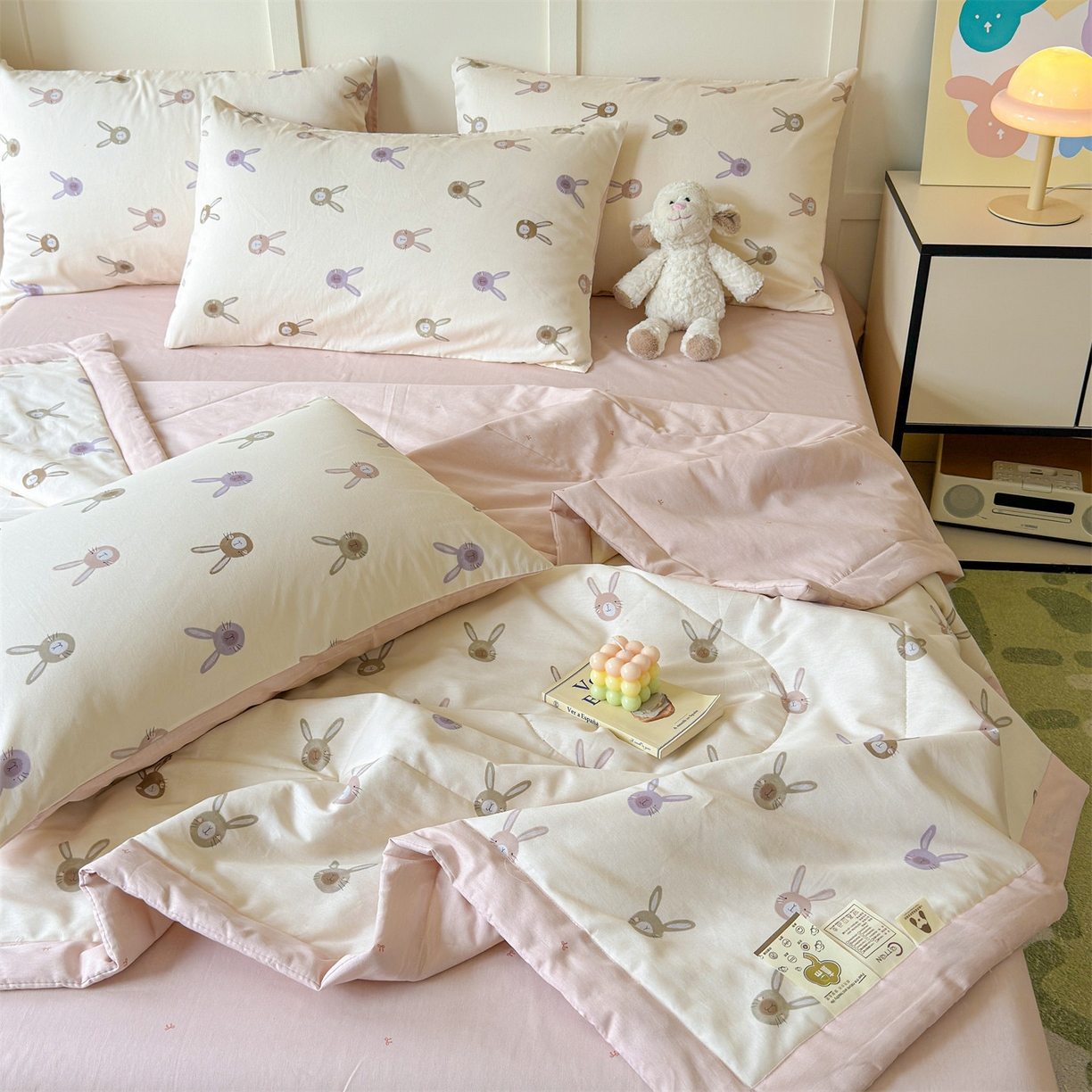 91家纺网 家纺一手货源 找家纺 （总）奥裕家纺 2026春夏新款全棉棉花夏被夏凉被空调被