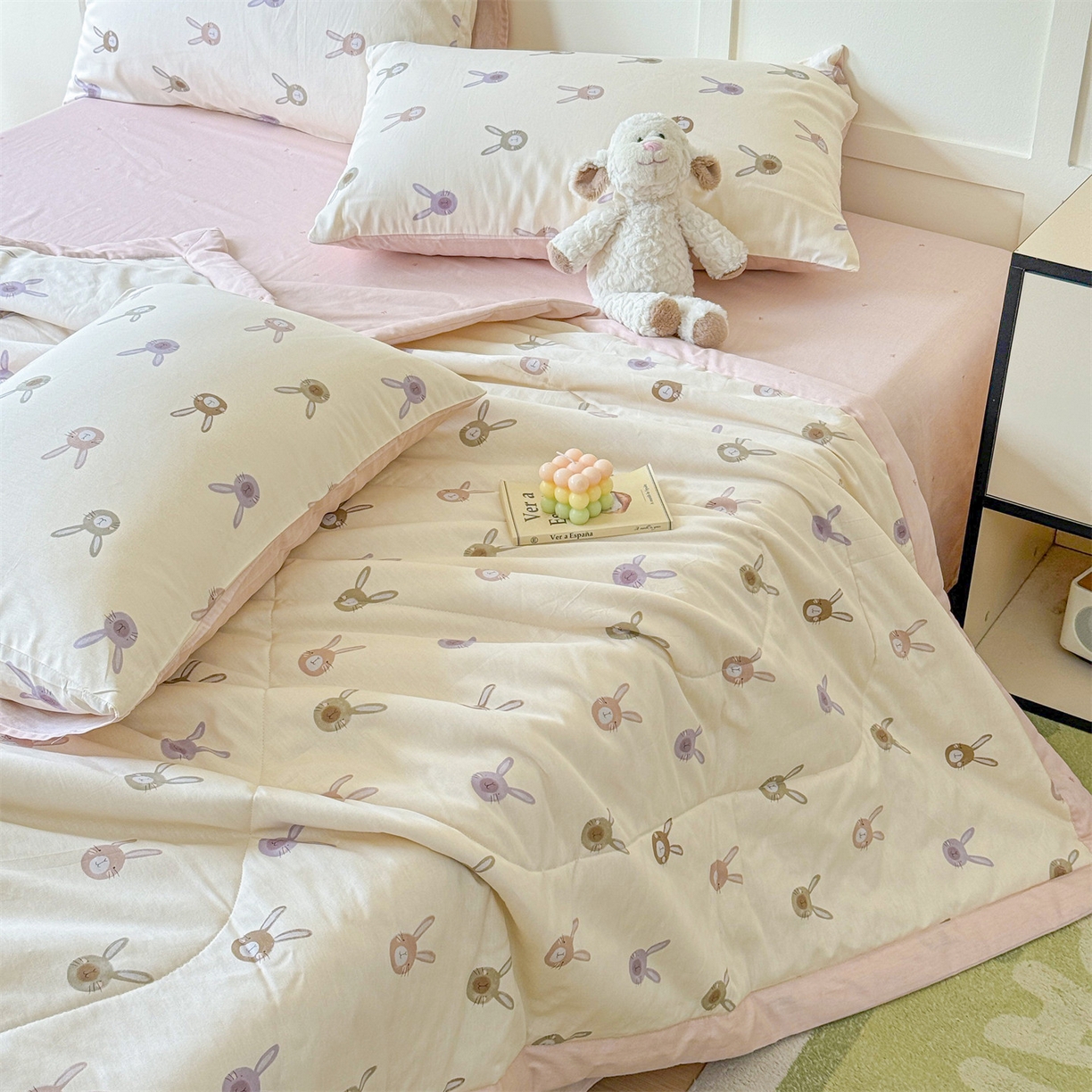 91家纺网 家纺一手货源 找家纺 （总）奥裕家纺 2026春夏新款全棉棉花夏被夏凉被空调被