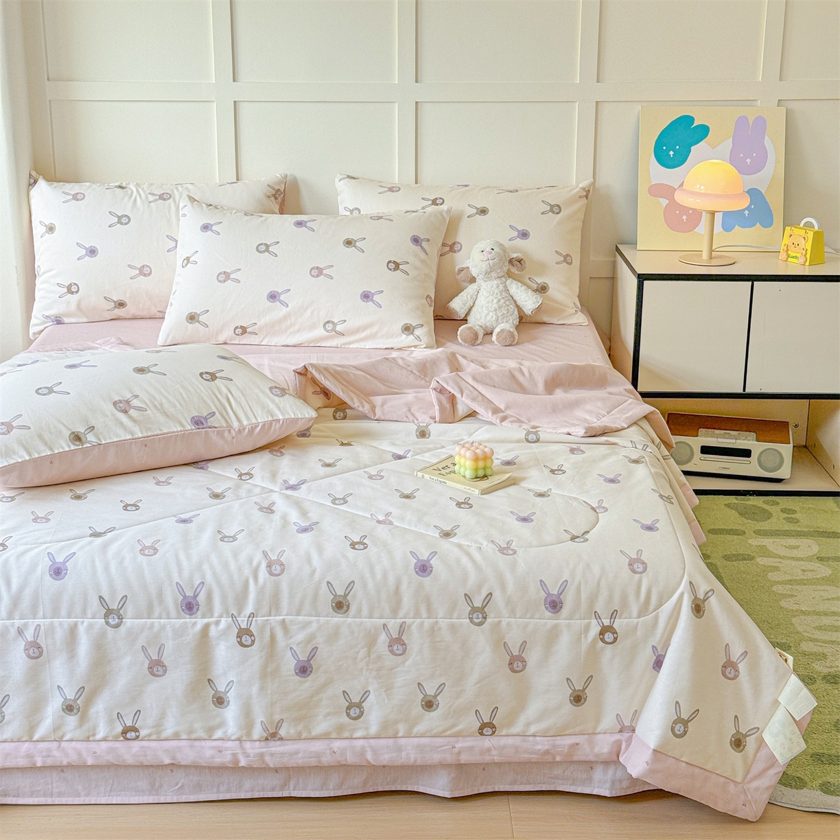 91家纺网 家纺一手货源 找家纺 （总）奥裕家纺 2026春夏新款全棉棉花夏被夏凉被空调被