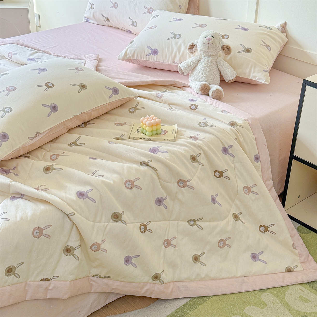 91家纺网 家纺一手货源 找家纺 （总）奥裕家纺 2026春夏新款全棉棉花夏被夏凉被空调被