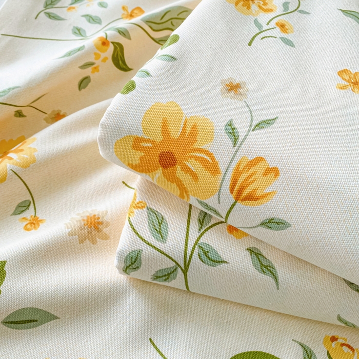 91家纺网 家纺一手货源 找家纺 金泰莱 2026春夏新款100%全棉纯棉老粗布床单凉席席子 春色满园