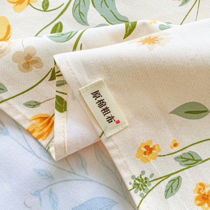 91家纺网 家纺一手货源 找家纺 金泰莱 2026春夏新款100%全棉纯棉老粗布床单凉席席子 春色满园