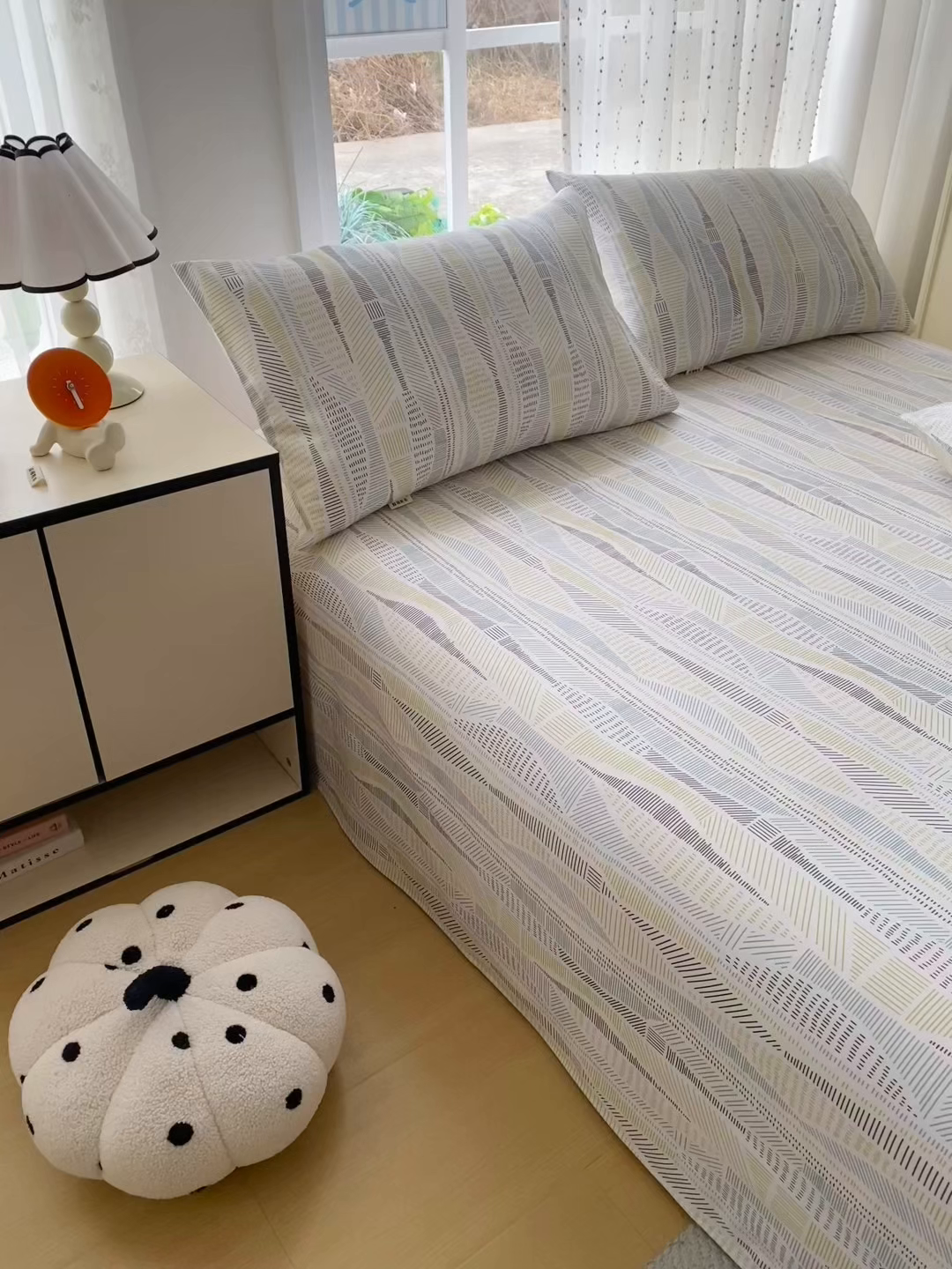 91家纺网 家纺一手货源 找家纺 金泰莱 2026春夏新款100%全棉纯棉老粗布床单凉席席子 卡罗拉