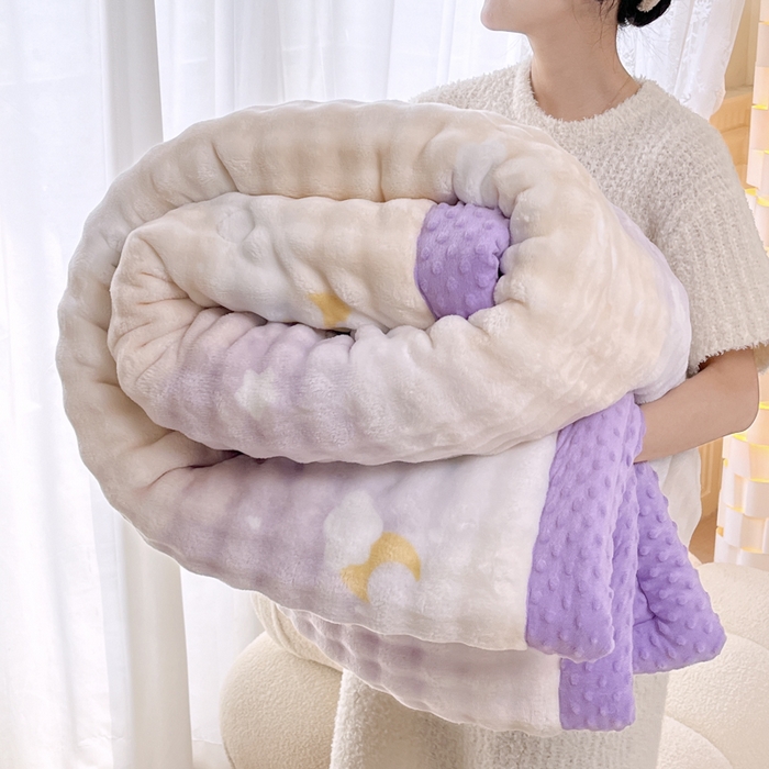 91家纺网 家纺一手货源 找家纺 （总）优雅星家纺 2026新款亲肤舒适兔毛绒豆豆绒冬被