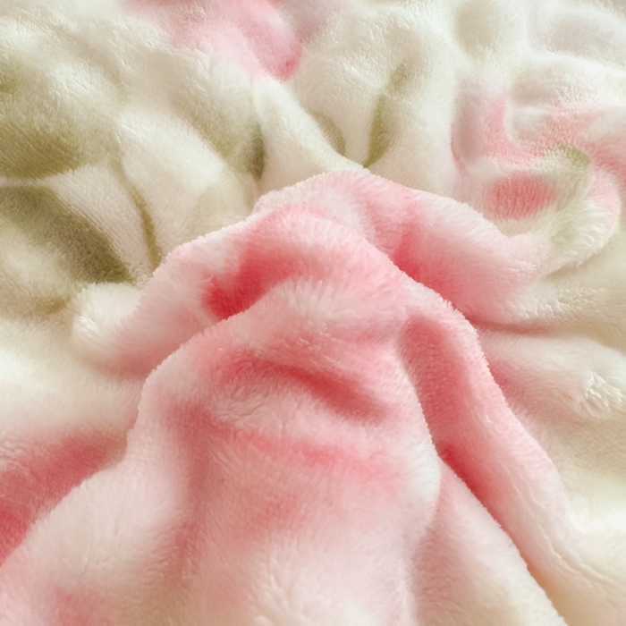 91家纺网 家纺一手货源 找家纺 优雅星家纺 2026新款亲肤舒适兔毛绒豆豆绒冬被 玫瑰园