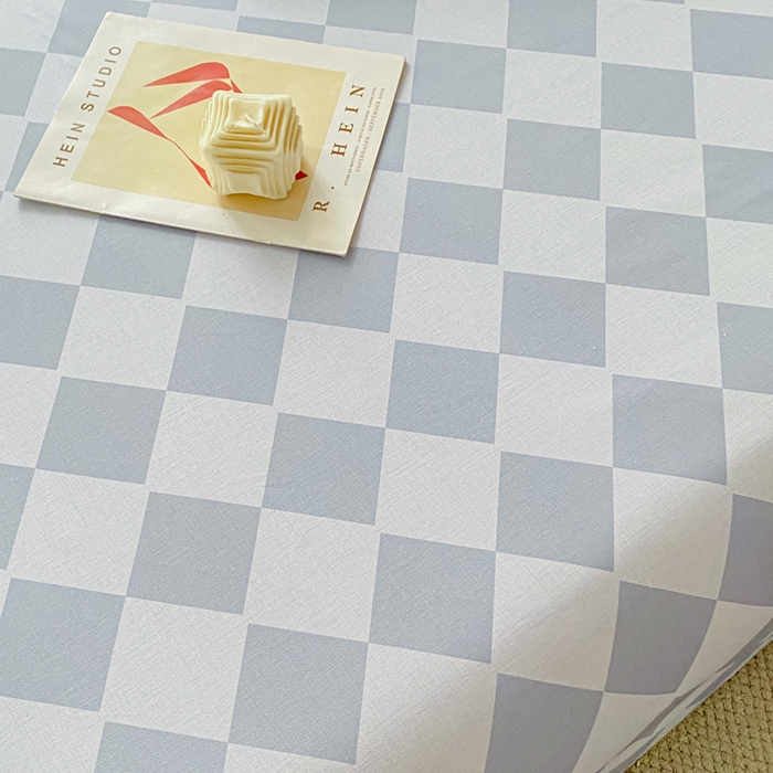 91家纺网 家纺一手货源 找家纺 金泰莱 2026春夏新款100%全棉纯棉老粗布床单凉席席子 浅菱