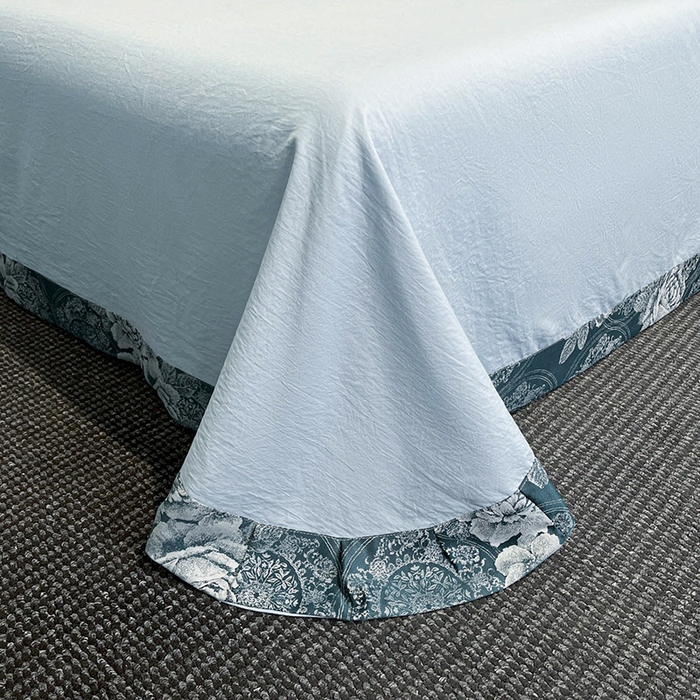 91家纺网 家纺一手货源 找家纺 （总）库里梦家纺 2026新款天丝色织提花高精密斜纹棉四件套