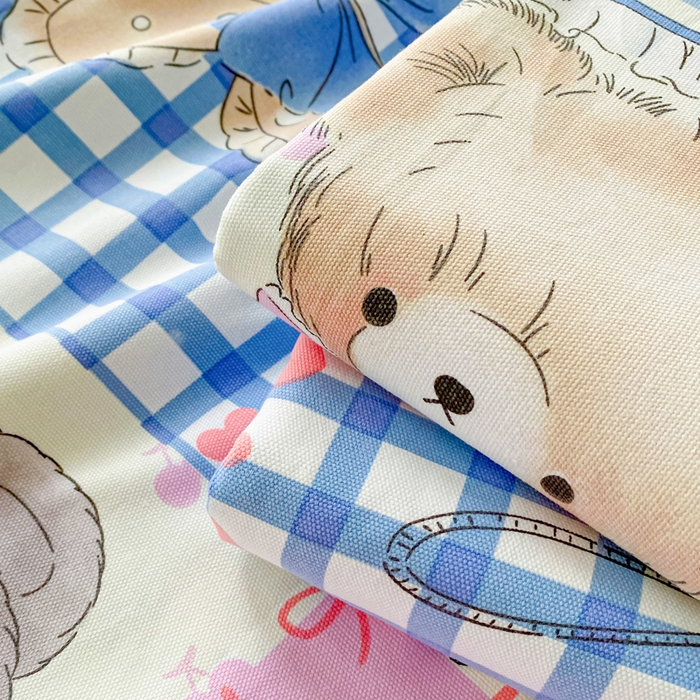 91家纺网 家纺一手货源 找家纺 金泰莱 2026春夏新款100%全棉纯棉老粗布床单凉席席子 童格