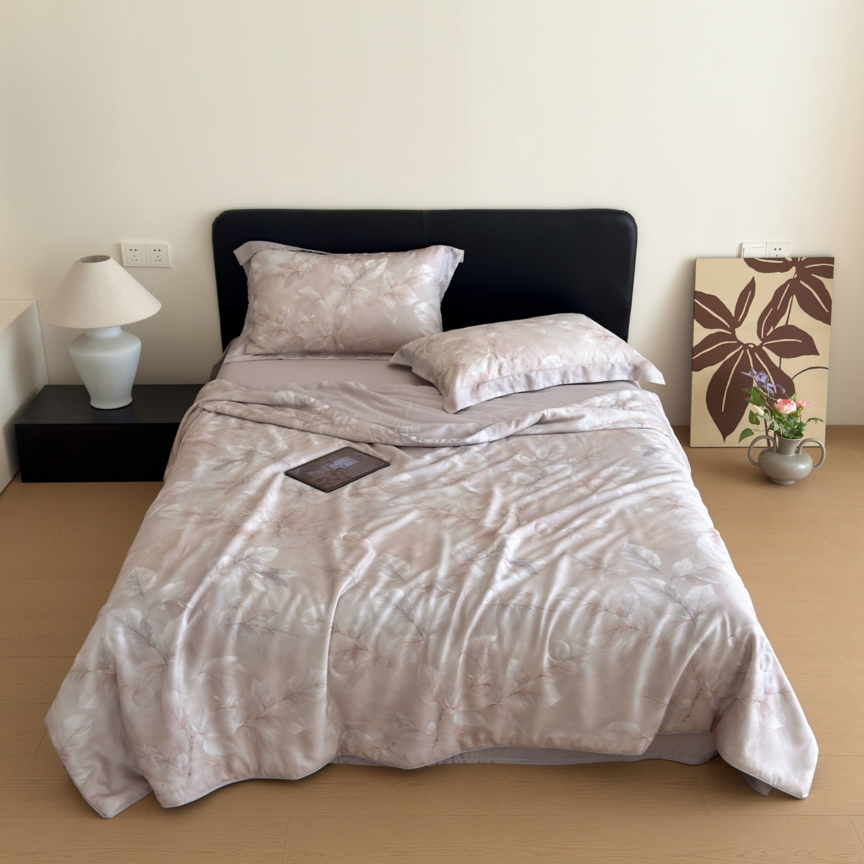 91家纺网 家纺一手货源 找家纺 （总）优彩 2026春夏新款50天丝夏被莱赛尔纤维夏被四件套天丝夏被单夏被单床笠单床单（控价单夏被不低于150）