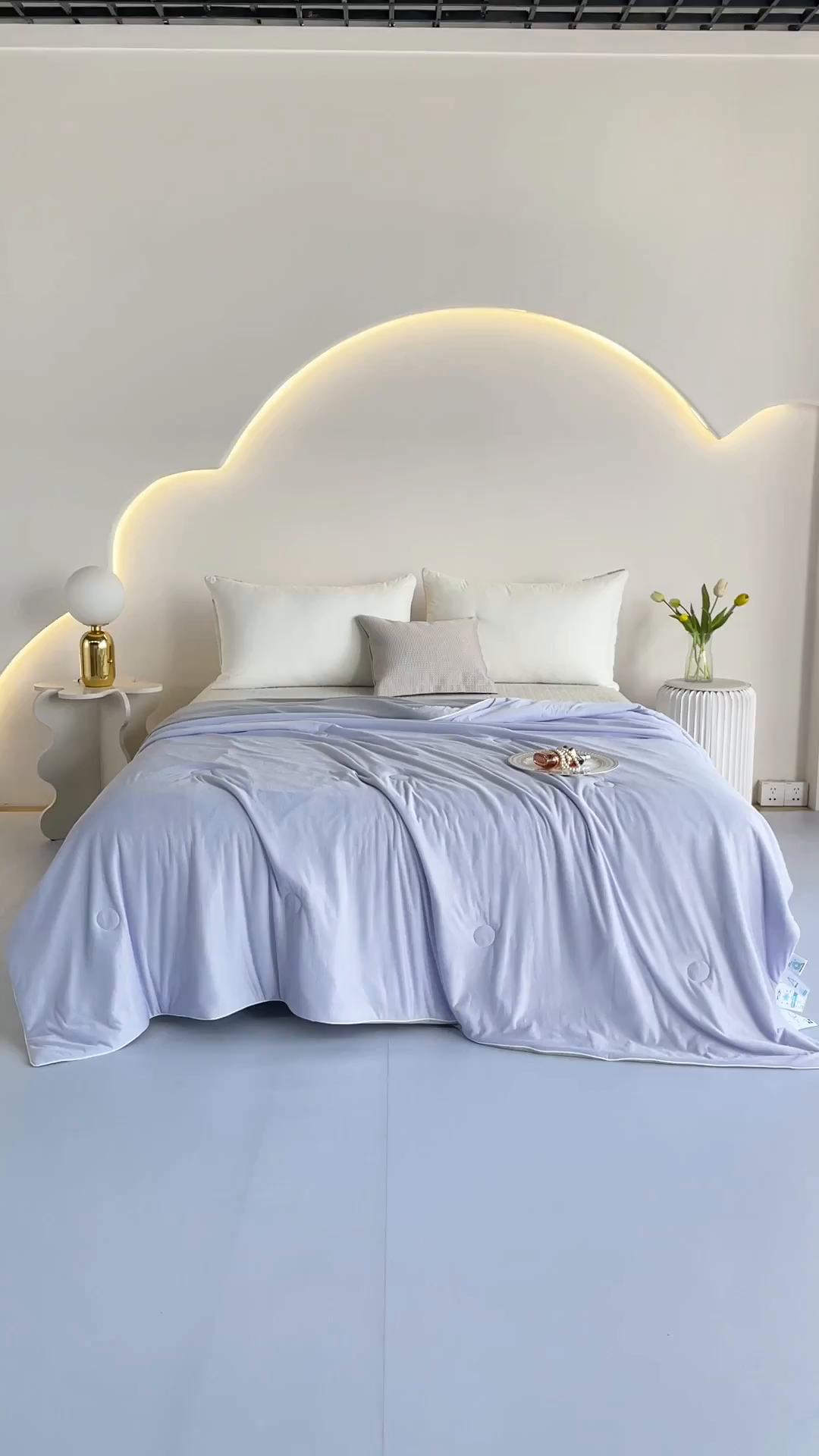 91家纺网 家纺一手货源 找家纺 （总）优雅星家纺 2026新款双面凉感丝A类氨纶凉感天丝纯色夏凉被冰激凌夏被西瓜凉感丝夏被