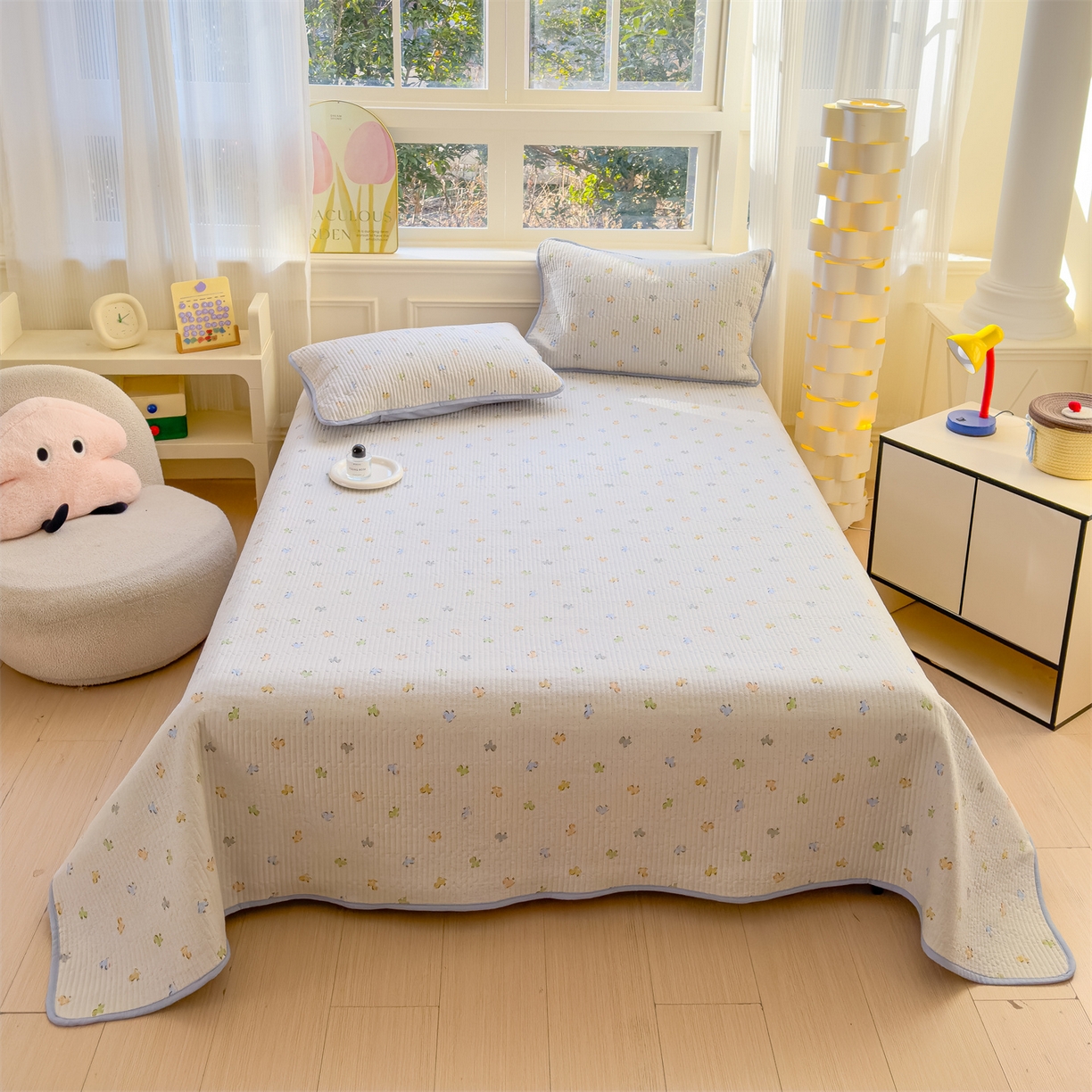 91家纺网 家纺一手货源 找家纺 （总）奥裕2025新款双面泡泡兔毛绒多功能毛毯高克重法莱绒牛奶绒 炫彩-紫