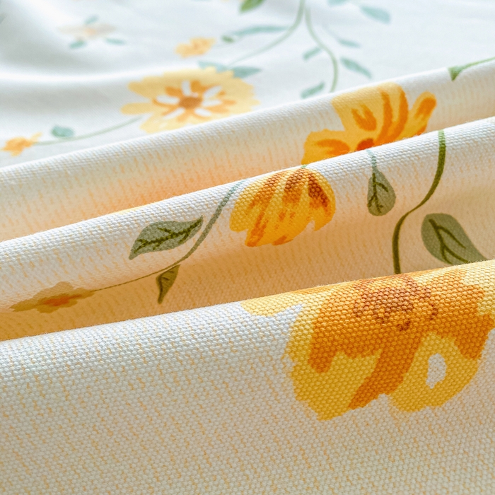 91家纺网 家纺一手货源 找家纺 首爱家纺 2026春夏新款100%全棉纯棉老粗布床单凉席席子 春色满园