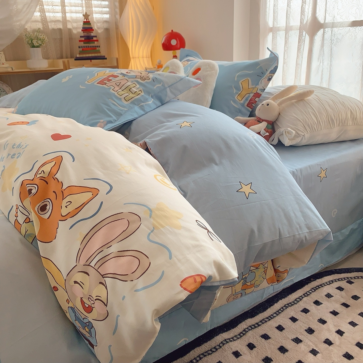 莱豫家纺 2025新款全棉纯棉小清新印花四件套-第二波 朱迪