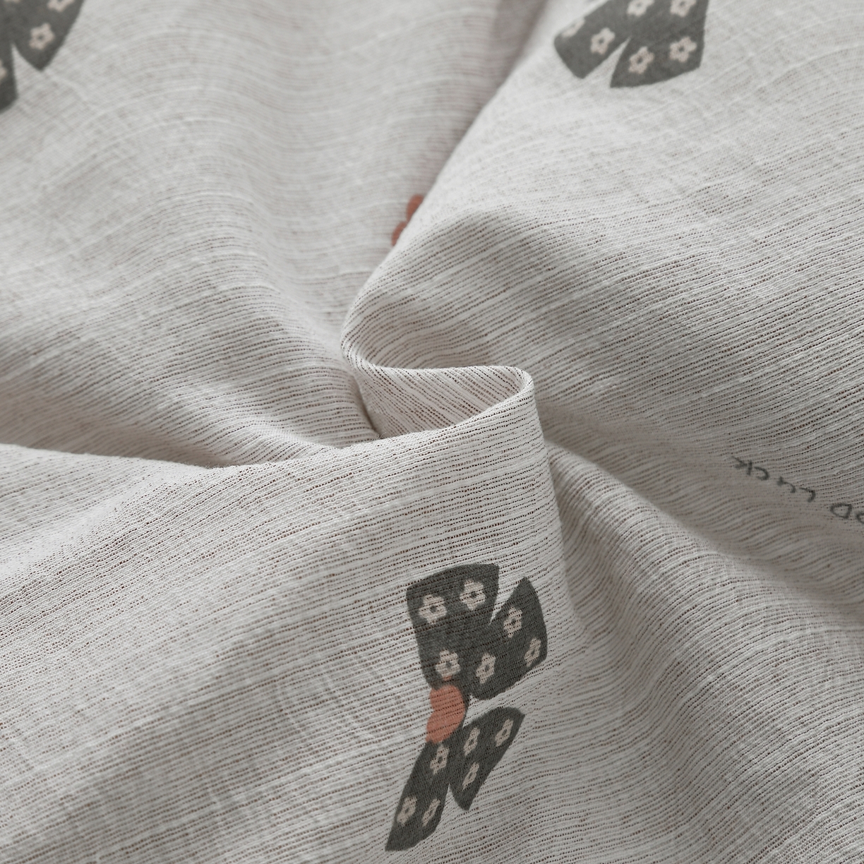 91家纺网 家纺一手货源 找家纺 恋之语 2026新款爆款花边色织水洗棉夏被夏凉被空调被四件套 墨蝶轻舞