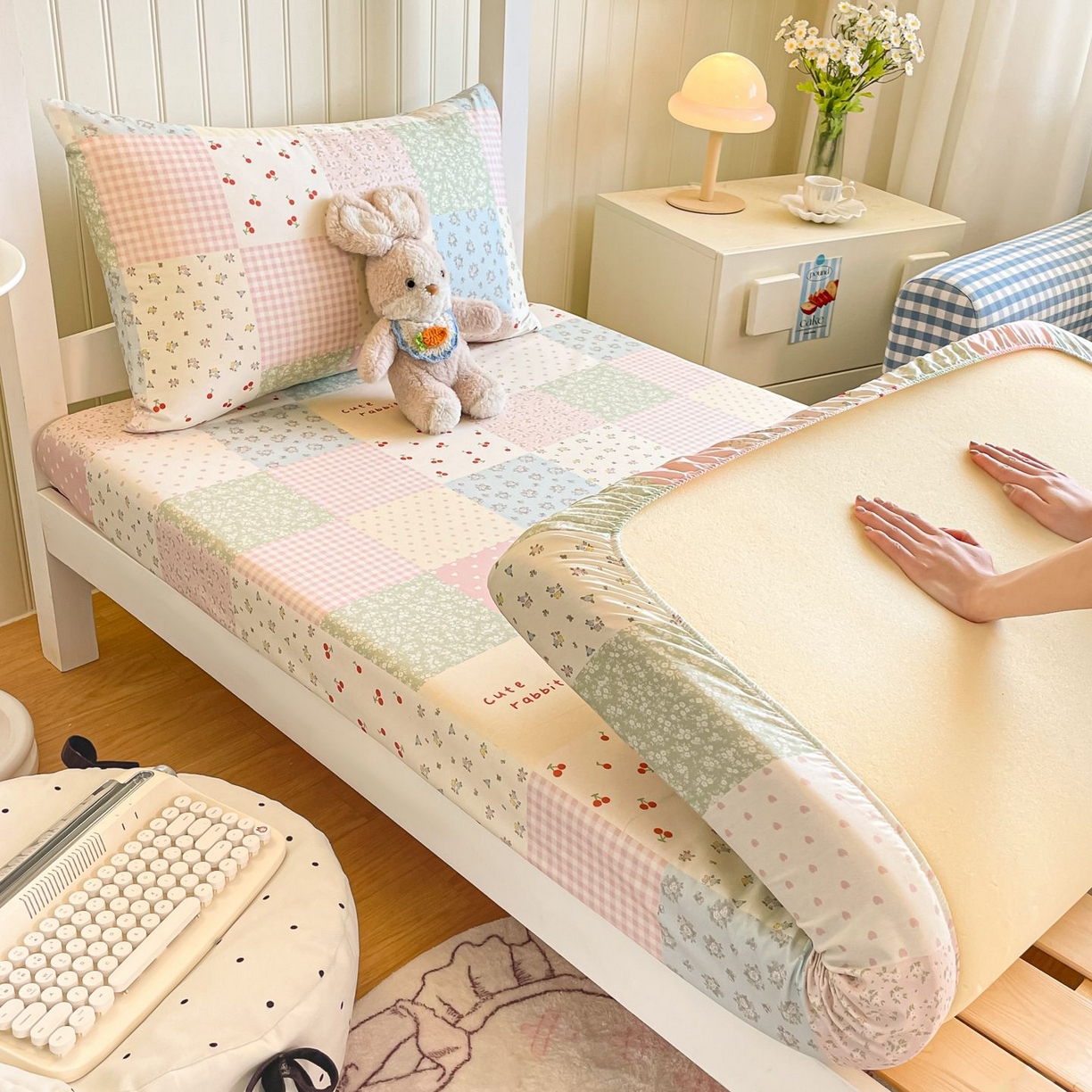 女子家纺 2026新款春夏13070印花床笠单品床笠床笠单件 美式田园