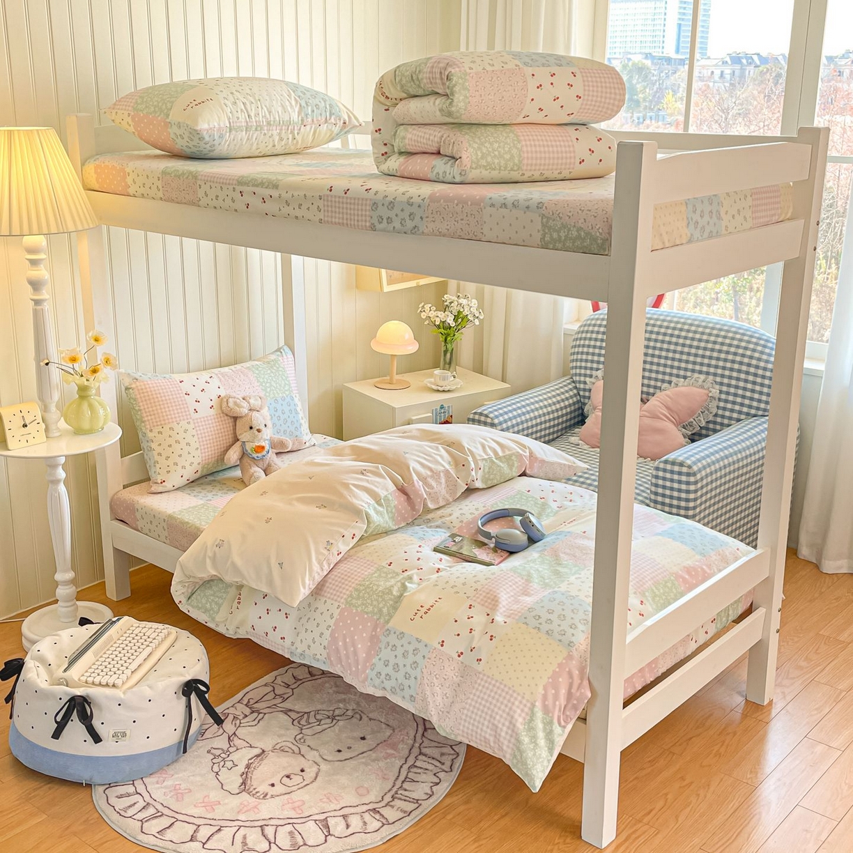 91家纺网 家纺一手货源 找家纺 女子家纺 2026新款春夏13070印花床笠单品床笠床笠单件 美式田园