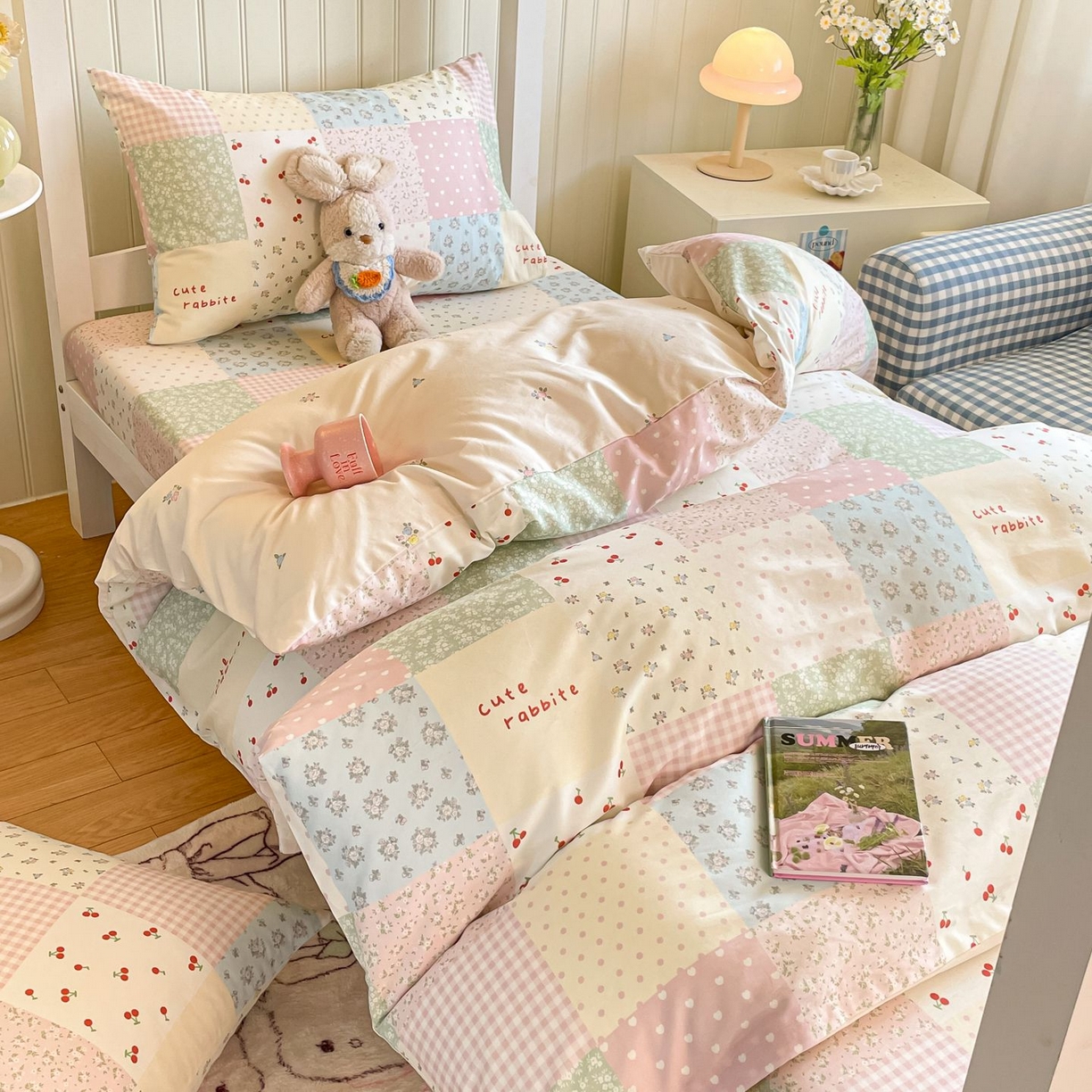 91家纺网 家纺一手货源 找家纺 女子家纺 2026新款春夏13070印花床笠单品床笠床笠单件 美式田园