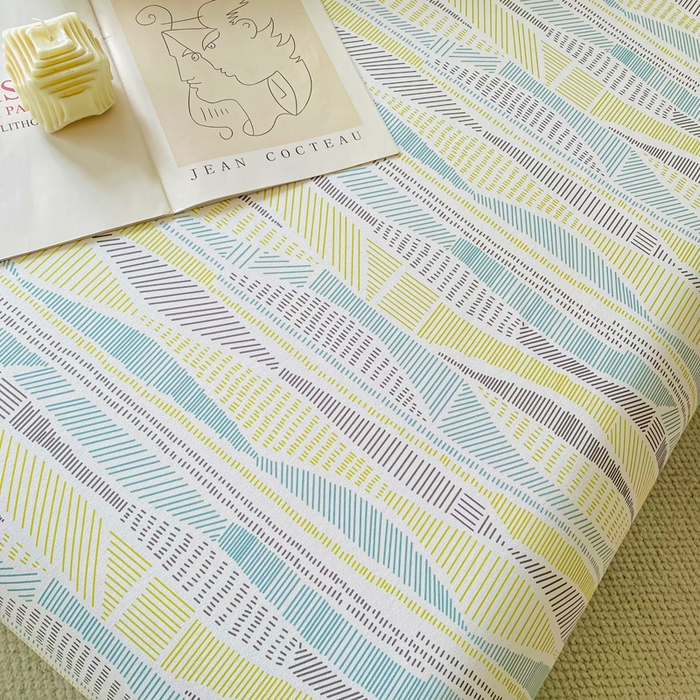 91家纺网 家纺一手货源 找家纺 首爱家纺 2026春夏新款100%全棉纯棉老粗布床单凉席席子 卡罗拉