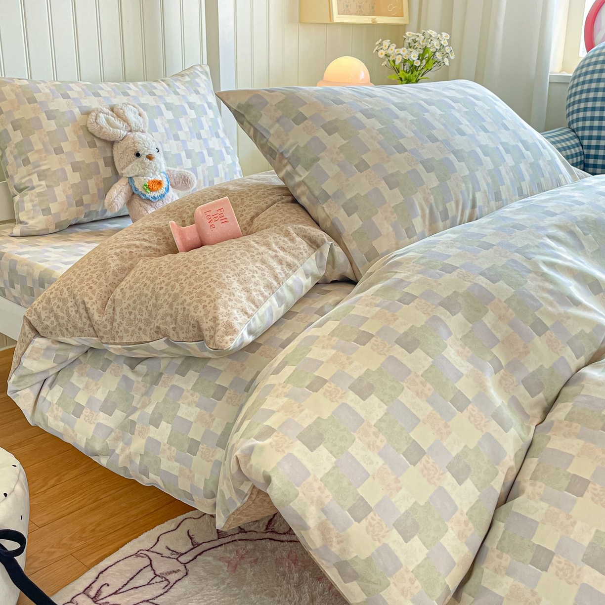 91家纺网 家纺一手货源 找家纺 女子家纺 2026新款春夏13070印花床笠单品床笠床笠单件 唐顿庄园