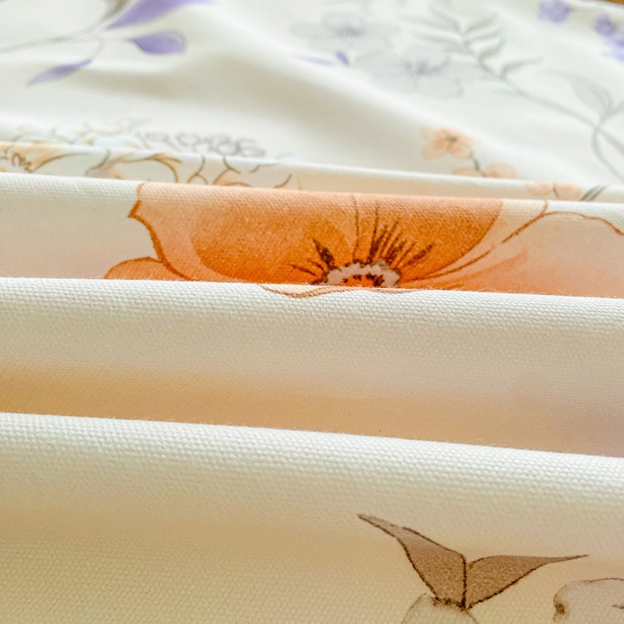 91家纺网 家纺一手货源 找家纺 首爱家纺 2026春夏新款100%全棉纯棉老粗布床单凉席席子 洛神花间