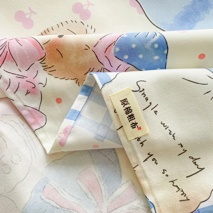 91家纺网 家纺一手货源 找家纺 首爱家纺 2026春夏新款100%全棉纯棉老粗布床单凉席席子 童格