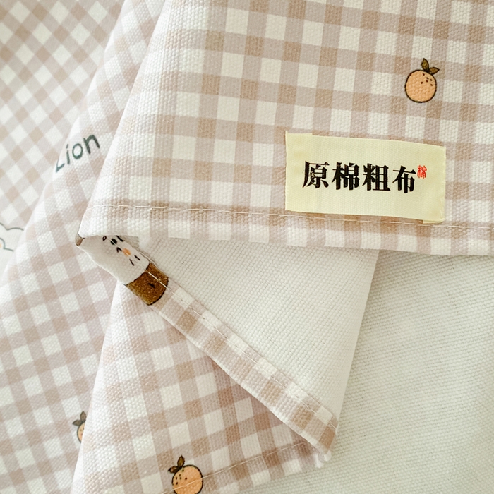 91家纺网 家纺一手货源 找家纺 首爱家纺 2026春夏新款100%全棉纯棉老粗布床单凉席席子 小狮子