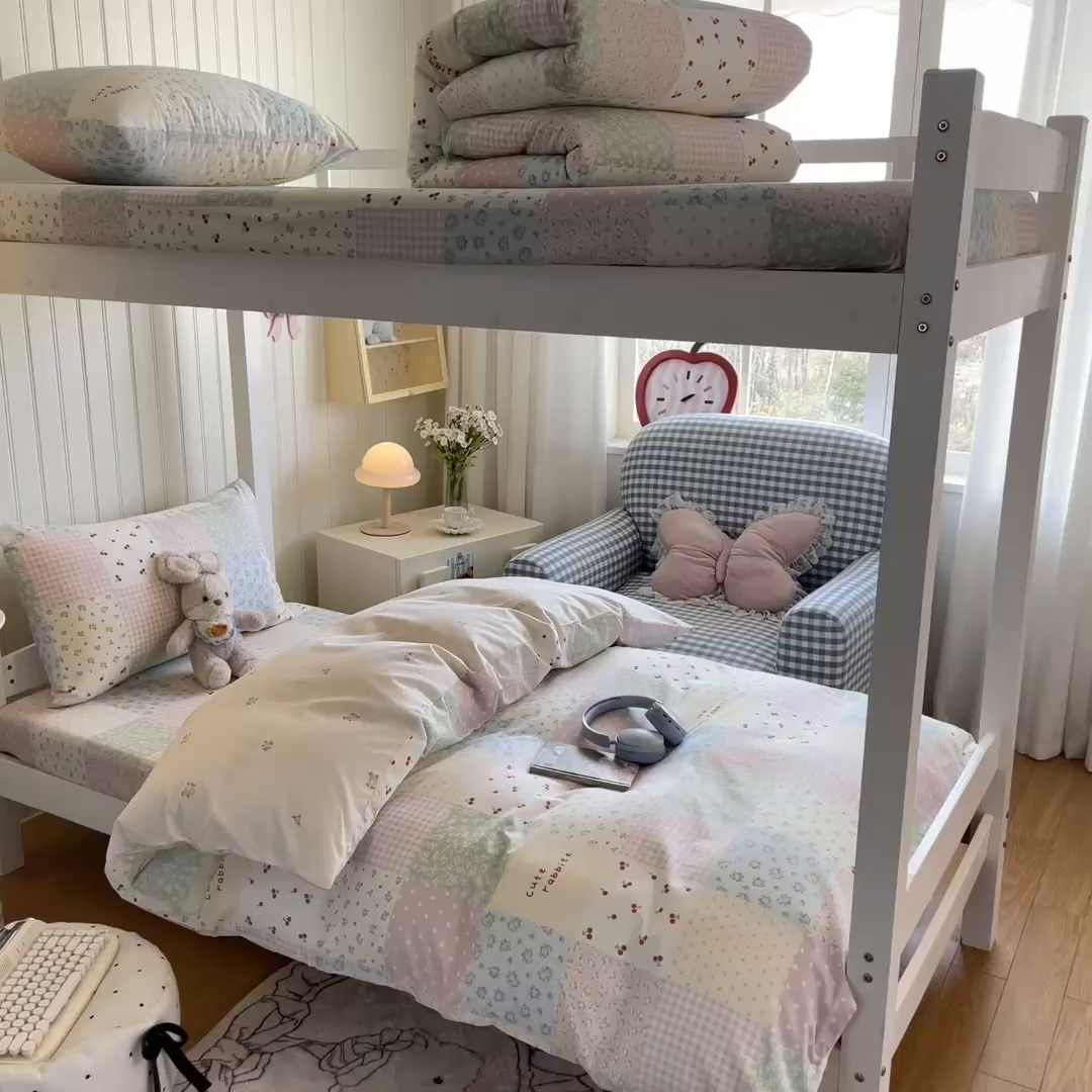 91家纺网 家纺一手货源 找家纺 女子家纺 2026新款春夏13070印花床笠单品床笠床笠单件 美式田园