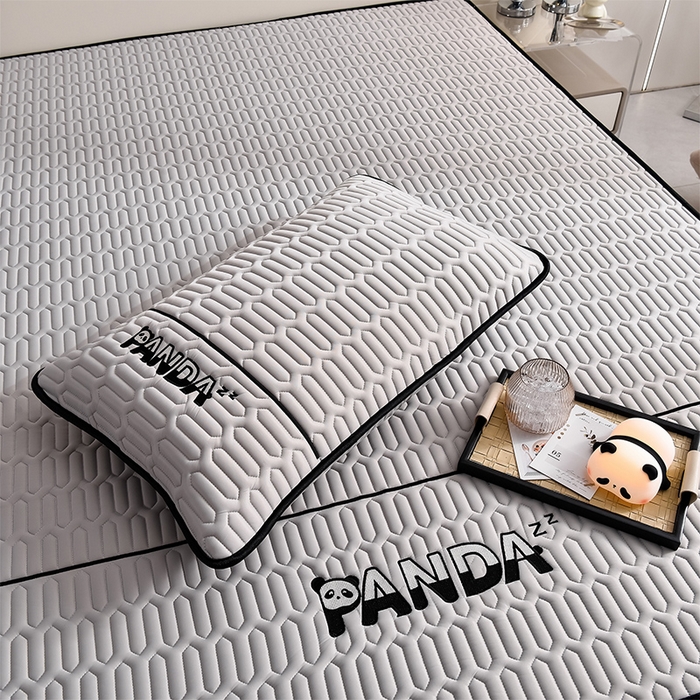 91家纺网 家纺一手货源 找家纺 （总）炫拼家纺 2026新款Hpanda床笠款凉感丝乳胶凉席