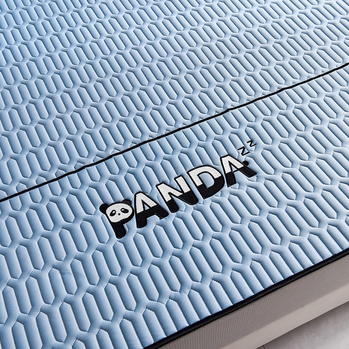 91家纺网 家纺一手货源 找家纺 炫拼家纺 2026新款Hpanda床笠款凉感丝乳胶凉席 Hipanda-宾利蓝