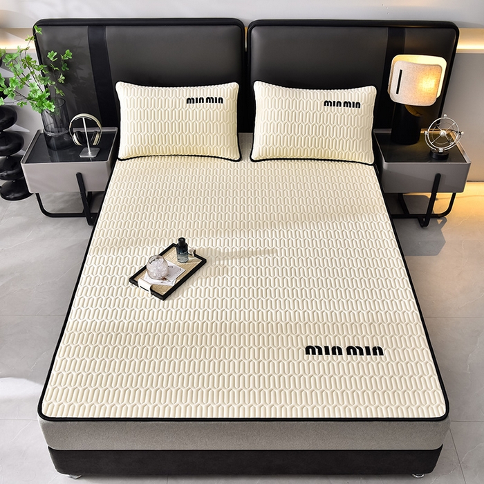 91家纺网 家纺一手货源 找家纺 炫拼家纺 2026新款平铺款乳胶凉席-minmin minmin玉石白