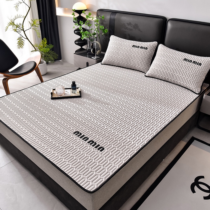 91家纺网 家纺一手货源 找家纺 炫拼家纺 2026新款平铺款乳胶凉席-minmin minmin珍珠灰