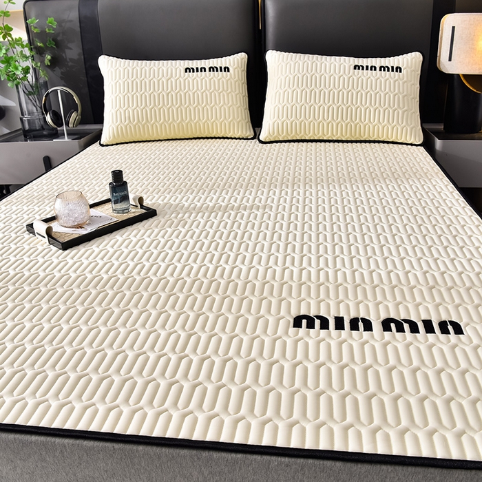 91家纺网 家纺一手货源 找家纺 炫拼家纺 2026新款平铺款乳胶凉席-minmin minmin玉石白