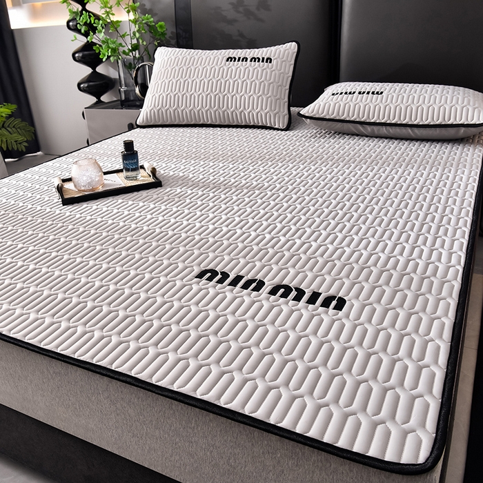 91家纺网 家纺一手货源 找家纺 炫拼家纺 2026新款平铺款乳胶凉席-minmin minmin珍珠灰