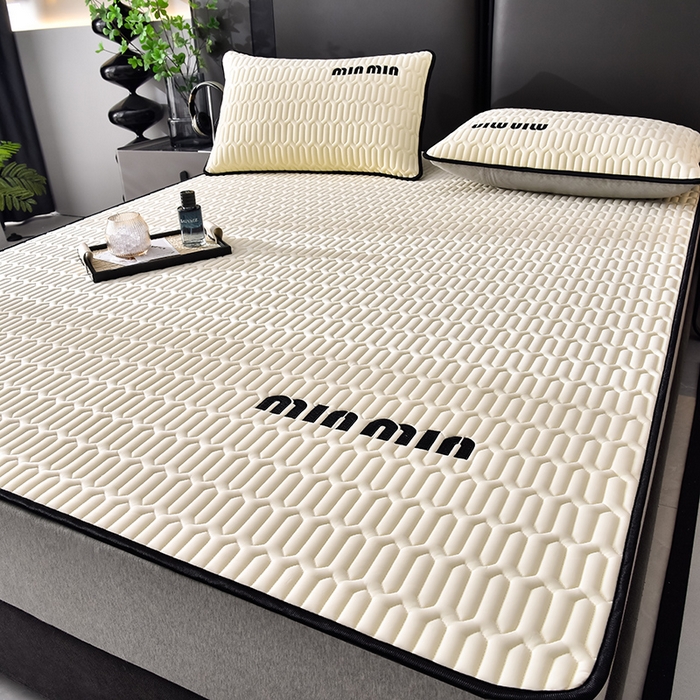 91家纺网 家纺一手货源 找家纺 炫拼家纺 2026新款平铺款乳胶凉席-minmin minmin玉石白