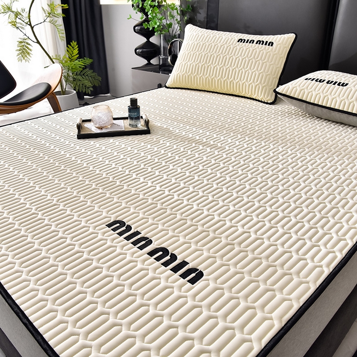 91家纺网 家纺一手货源 找家纺 炫拼家纺 2026新款平铺款乳胶凉席-minmin minmin玉石白