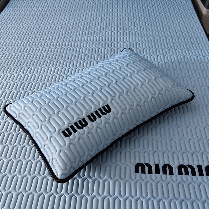 91家纺网 家纺一手货源 找家纺 炫拼家纺 2026新款平铺款乳胶凉席-minmin minmin宾利蓝