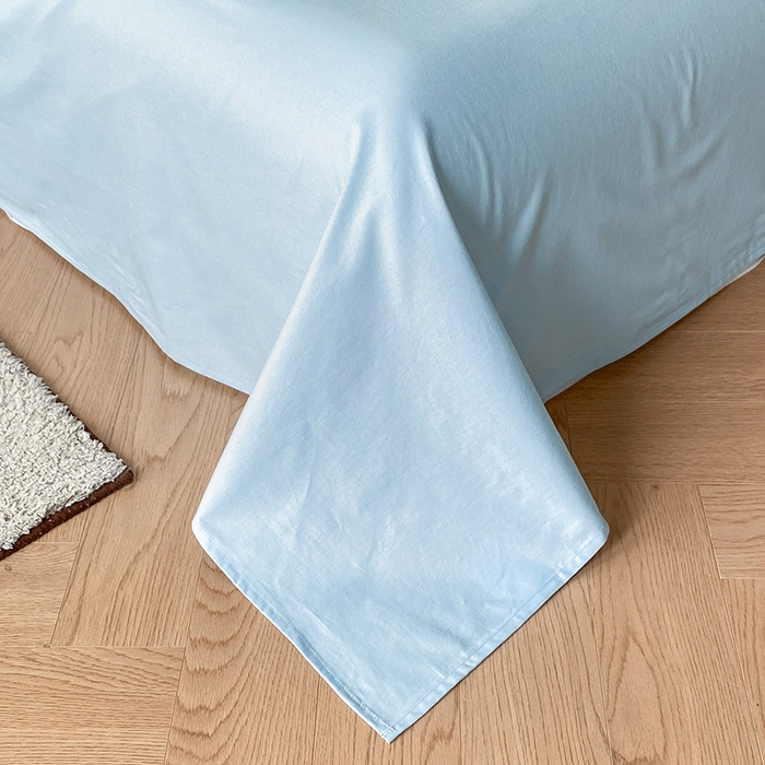 91家纺网 家纺一手货源 找家纺 拼社家纺 2026新款A类母婴级全棉纯棉水洗棉四件套毛巾绣纯棉四件套床上用品提供买家秀 甜心小狗-奶昔白蓝