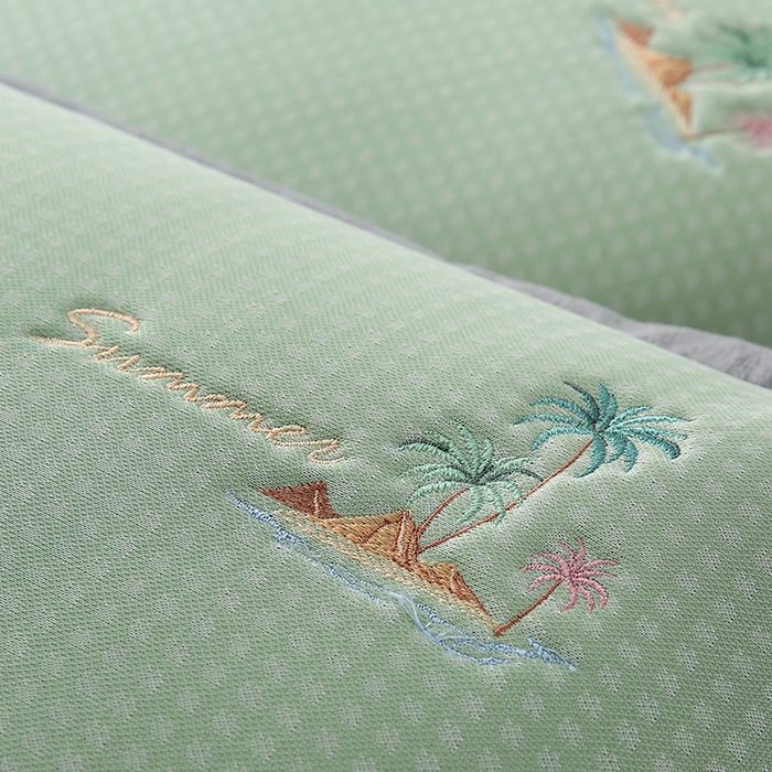 91家纺网 家纺一手货源 找家纺 （总）小牛席业 2026新款海岛夏日凉感冰丝枕套凉枕套夏天枕套冰丝枕套竹枕套藤枕套冰藤枕套