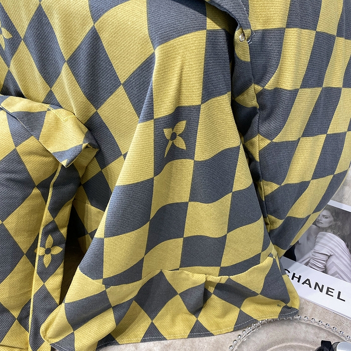 91家纺网 家纺一手货源 找家纺 塞纳 2026新款铂金暖绒加厚磨毛四件套 艺术格林-黄